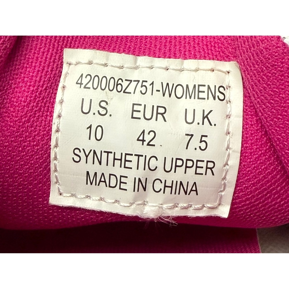 Starter Womens Athletic Sneakers White Grey Pink Black Air Cushion Sz 10 - Picture 7 of 8